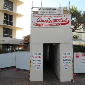 gantry at beachside tower